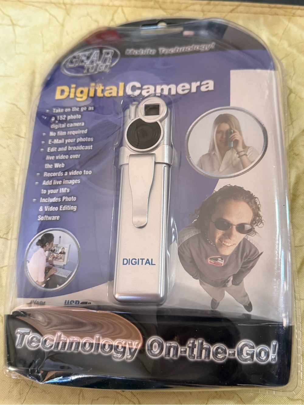 Geartogo Digital Pocket Camera - Silver (New)